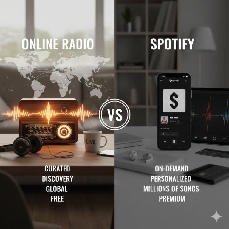 Online Radio vs Spotify