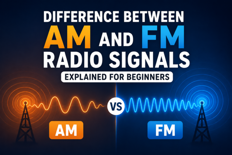 AM vs FM radio signal comparison for beginners