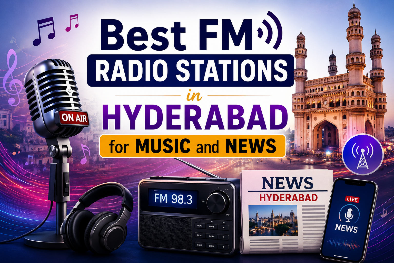Best FM radio stations in Hyderabad for music and news