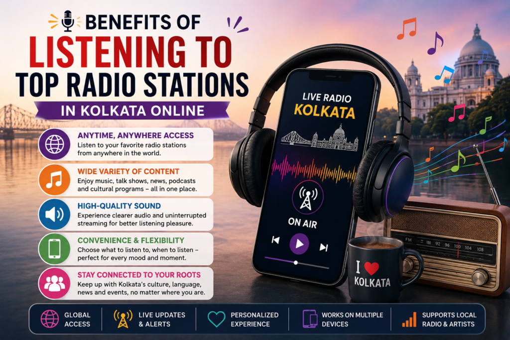 Benefits of Listening to Top Radio Stations in Kolkata Online
