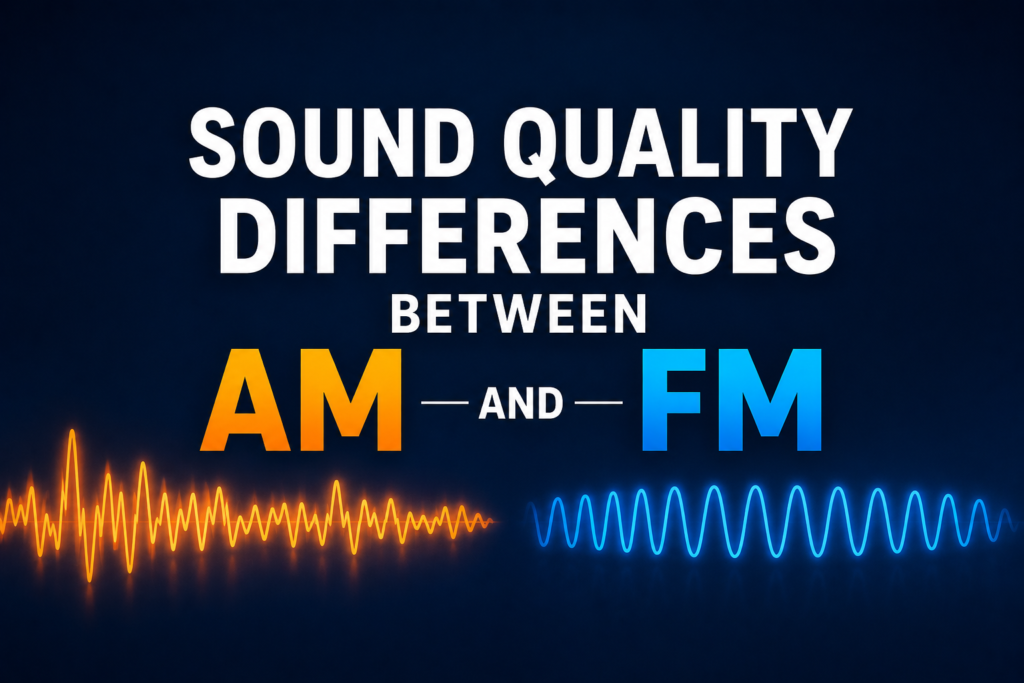 Sound quality differences between AM and FM radio