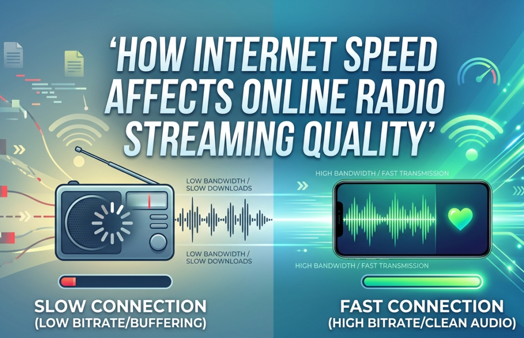 internet speed effect on radio streaming
