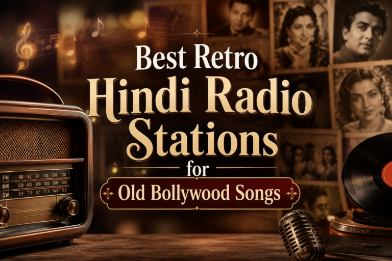 Best Retro Hindi Radio Stations for Old Bollywood Songs