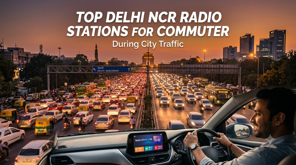 Top Delhi NCR Radio Stations for Commuter during city traffic